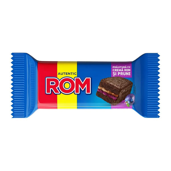 Prajitura Rom cu crema de rom si prune