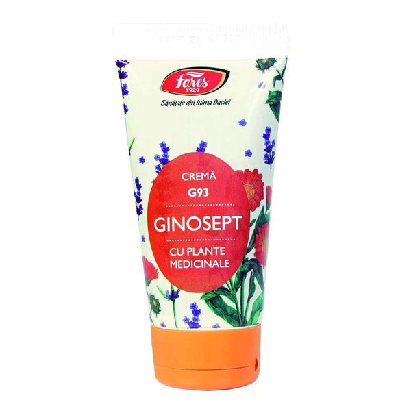 Crema Ginosept cu plante medicinale, G93, 50 ml, Fares