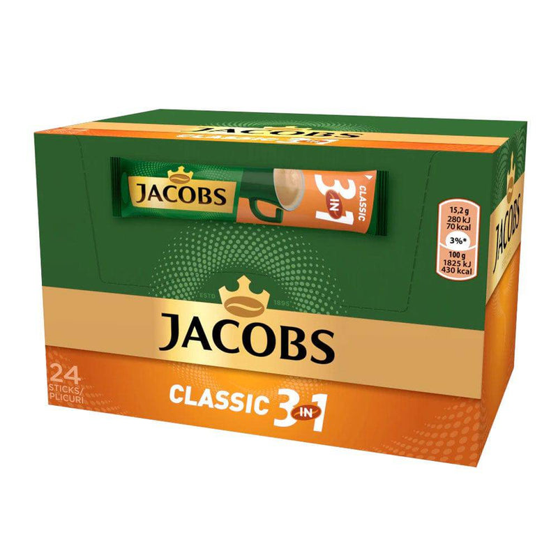 Jacobs 3 in 1 Classic (24 plicuri) - Delumani - Magazin Romanesc 