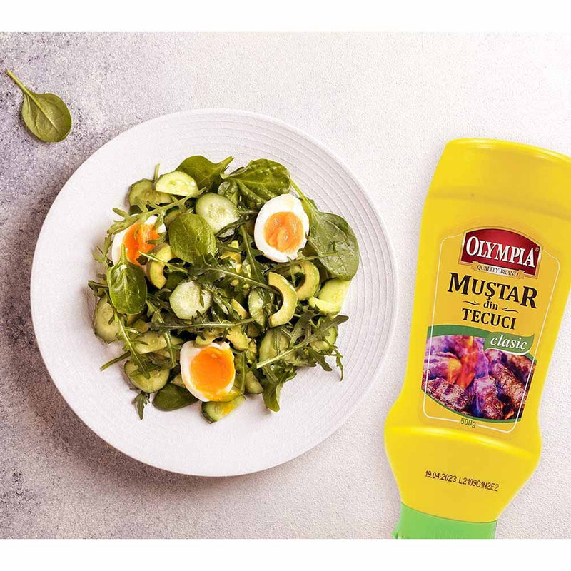 Mustar clasic Tecuci 500 g - Delumani - Magazin Romanesc 