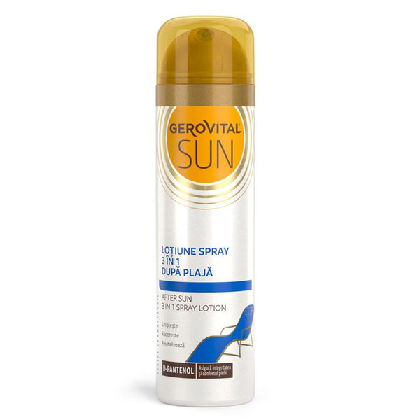 Lotiune Spray 3 in 1 Dupa Plaja -Gerovital Sun, Farmec