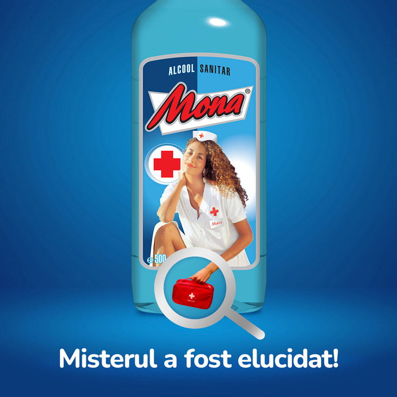 Alcool Sanitar Spirt Mona - Delumani - Magazin Romanesc 